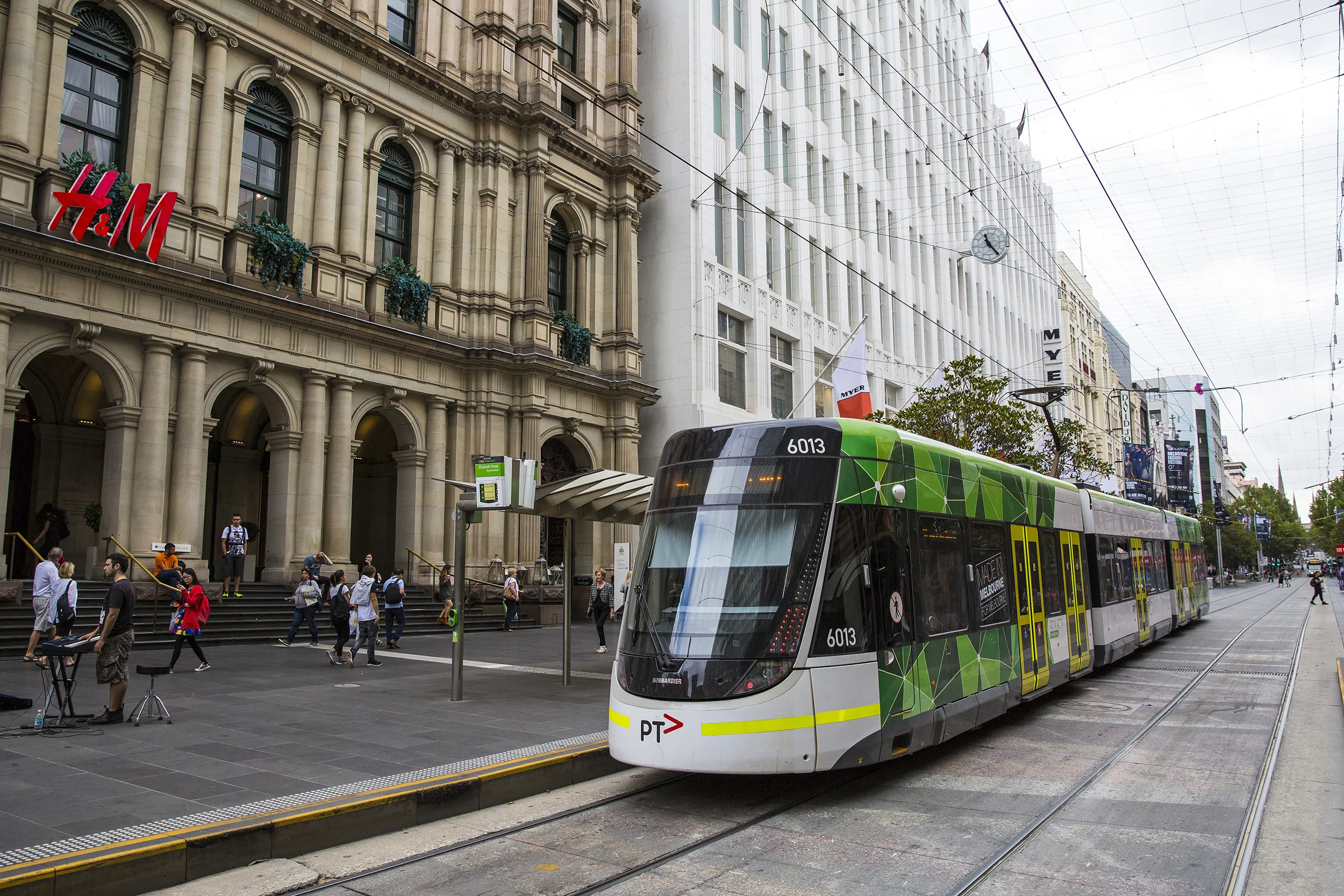 Melbourne city tram